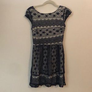 Navy Lace Dress